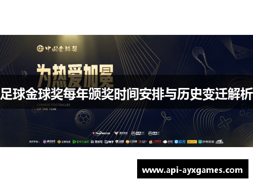 足球金球奖每年颁奖时间安排与历史变迁解析